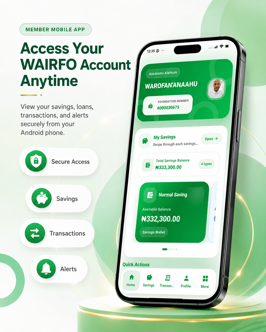 Warofa'anaahu Member Mobile App